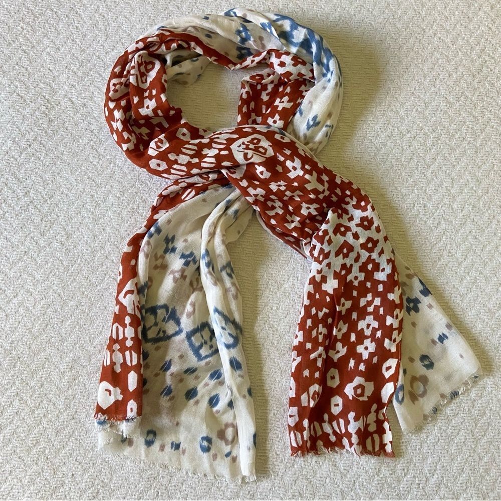 Boho Lightweight Fringe Scarf